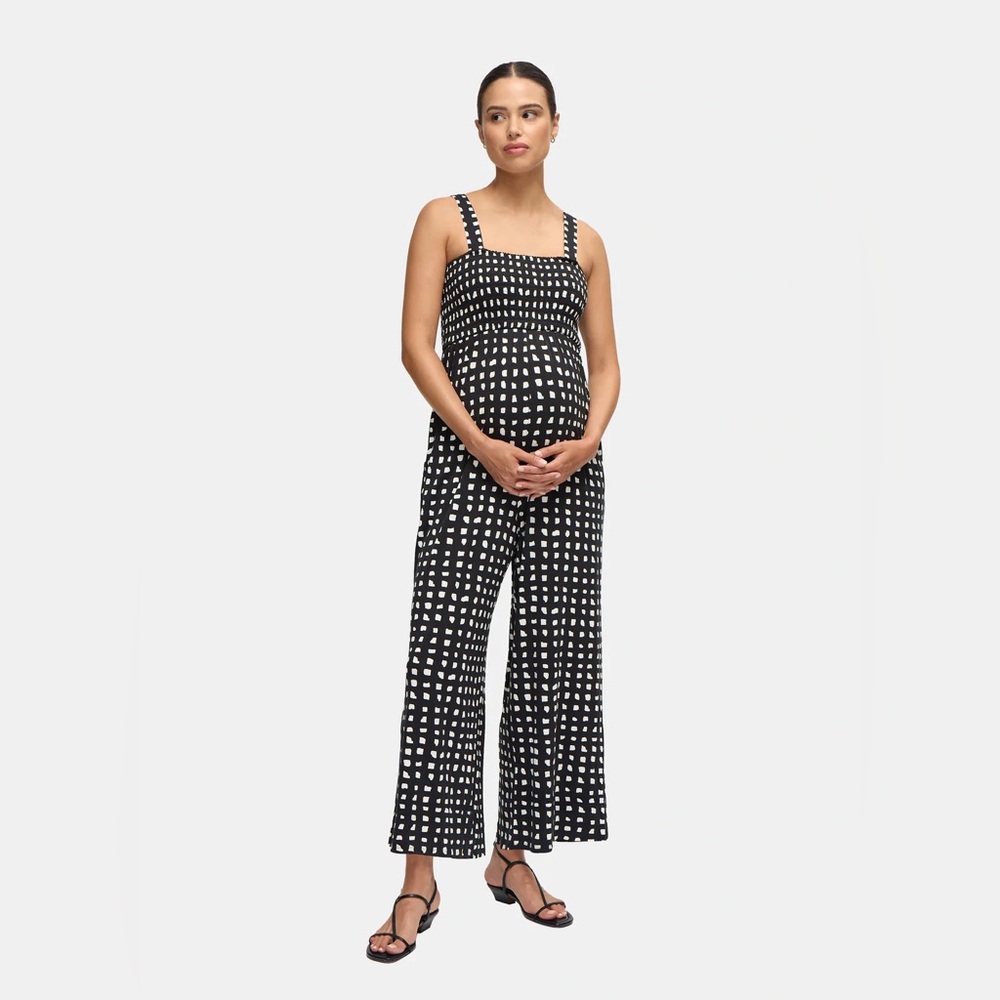 Ingrid & Isabel The One-And-Done Black Maternity Jumpsuit, Medium